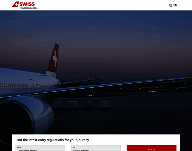Swiss.travel-regulations.com thumbnail
