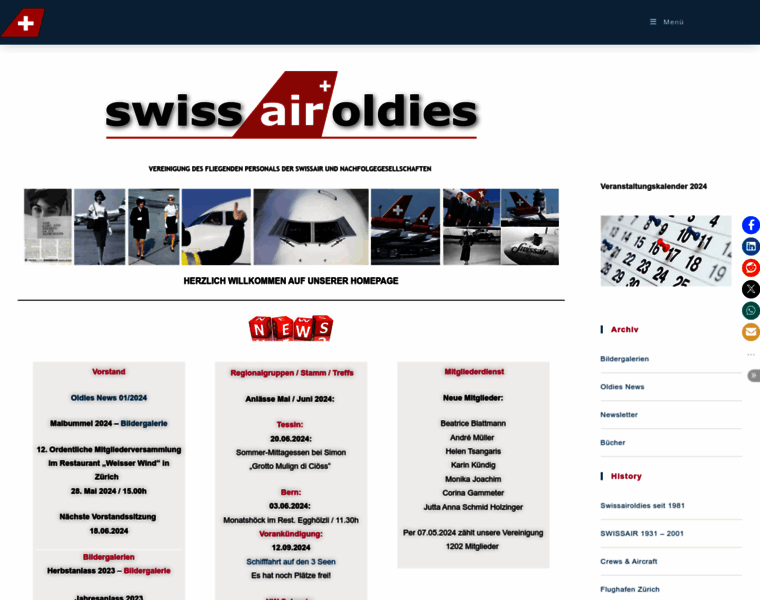 Swissairoldies.ch thumbnail
