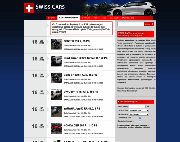 Swisscars.pl thumbnail