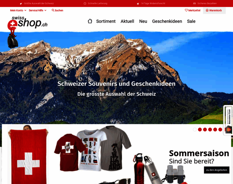 Swisseshop.ch thumbnail