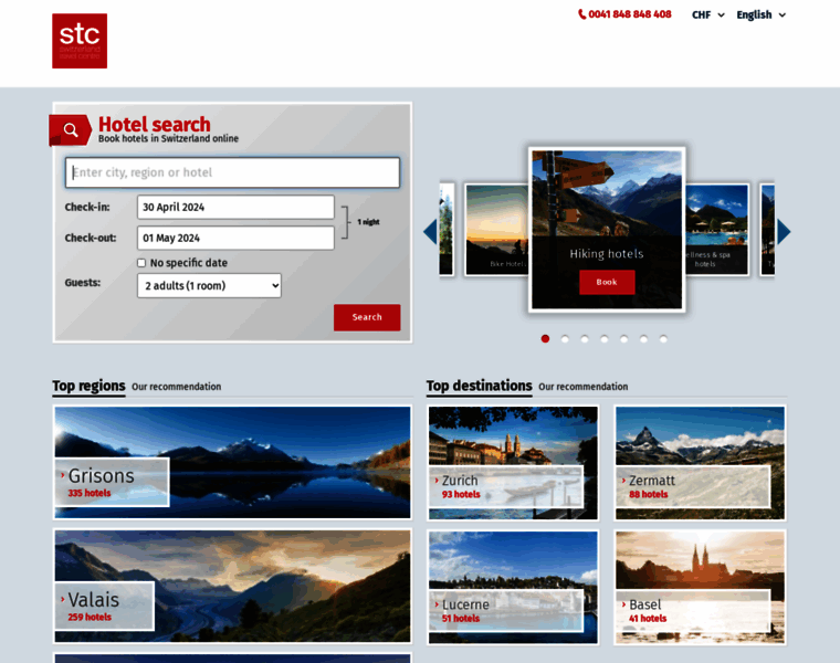 Swisshotels.com thumbnail