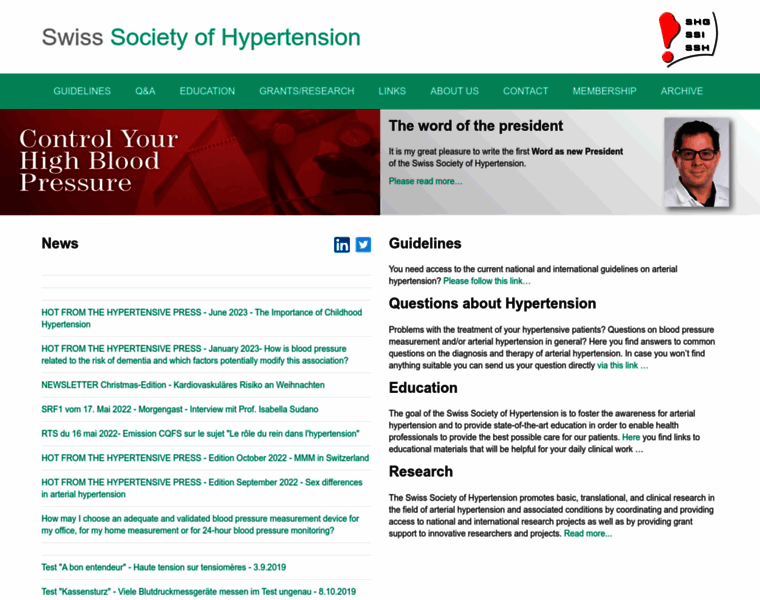 Swisshypertension.ch thumbnail