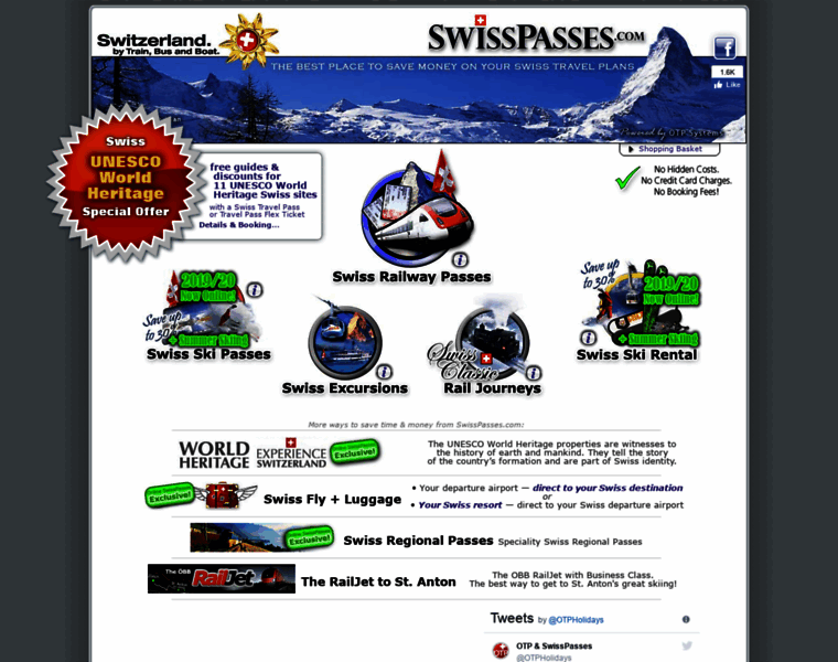 Swisspasses.com thumbnail