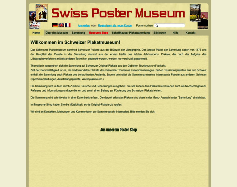 Swisspostermuseum.com thumbnail