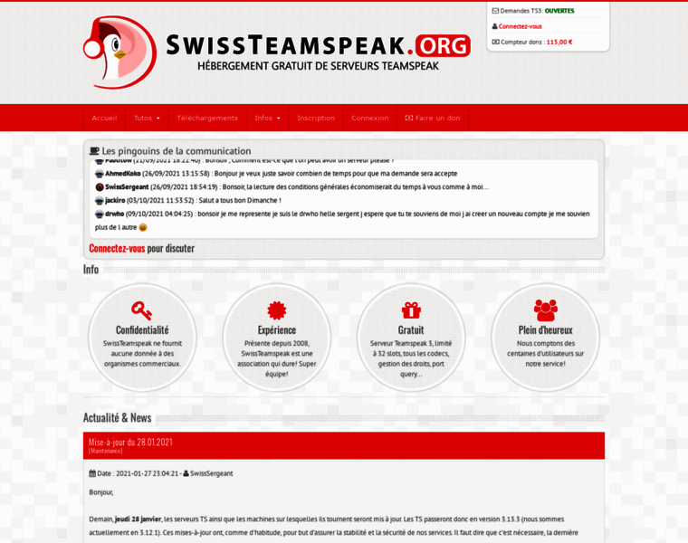 Swissteamspeak.com thumbnail