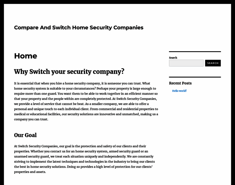 Switchsecuritycompanies.com thumbnail