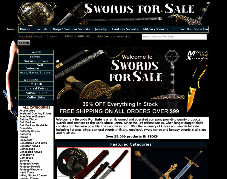 Swordsforsale.us thumbnail