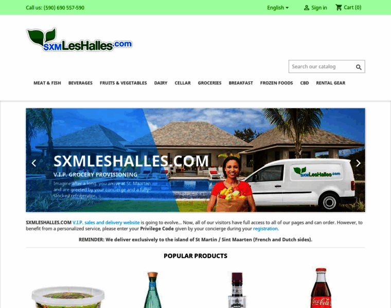 Sxmleshalles.com thumbnail