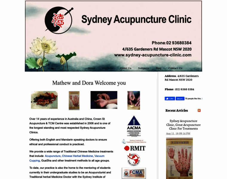 Sydney-acupuncture-clinic.com thumbnail