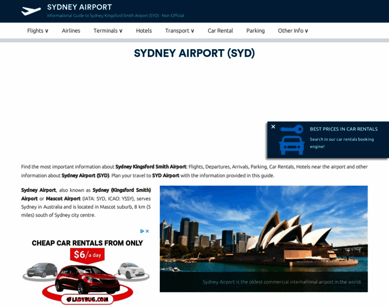 Sydney-airport.net thumbnail