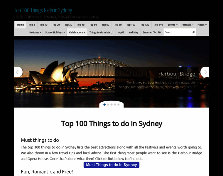 Sydney100.com thumbnail