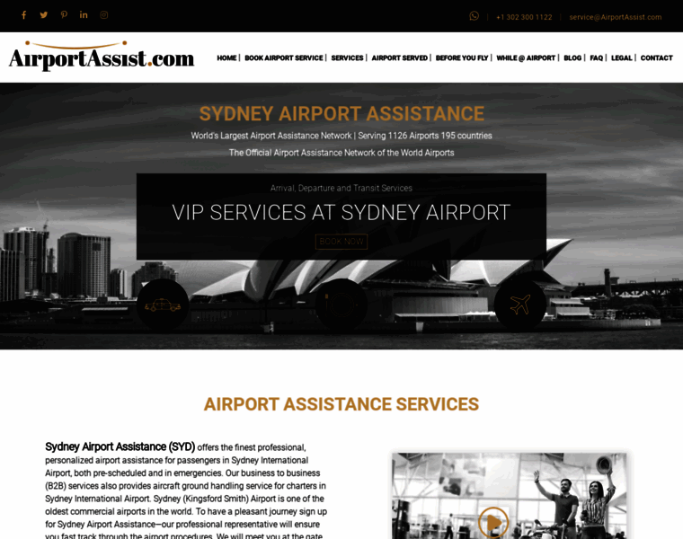 Sydneyairportassistance.com thumbnail