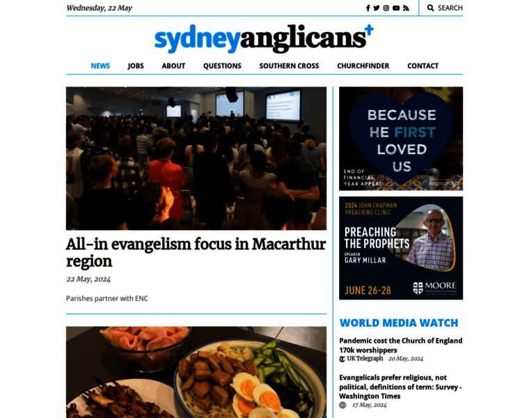 Sydneyanglicans.net thumbnail