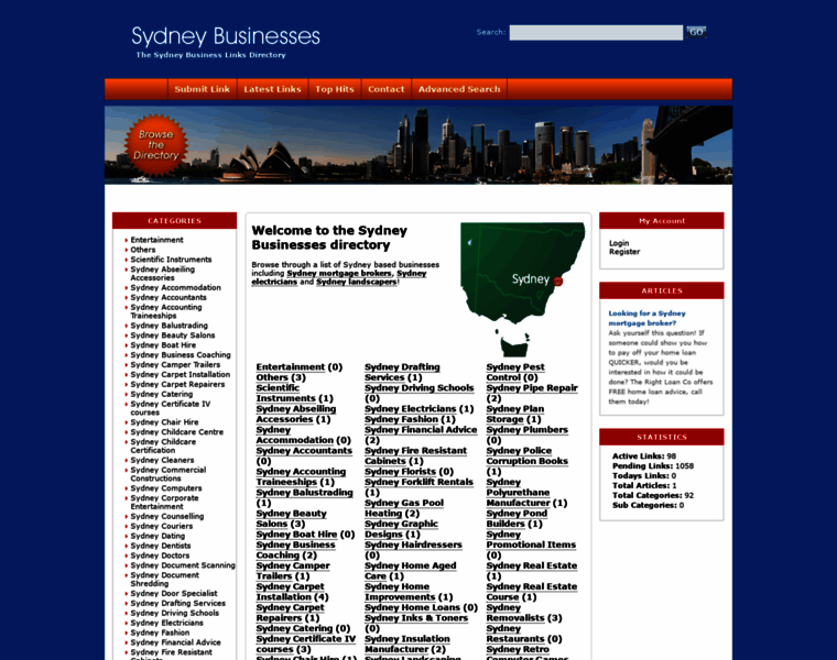 Sydneybusinesses.com.au thumbnail