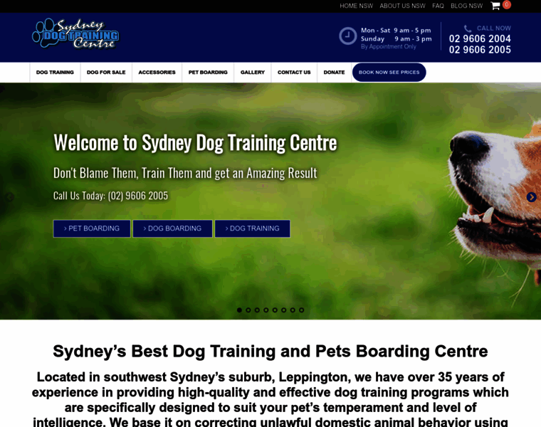 Sydneydogtraining.com.au thumbnail
