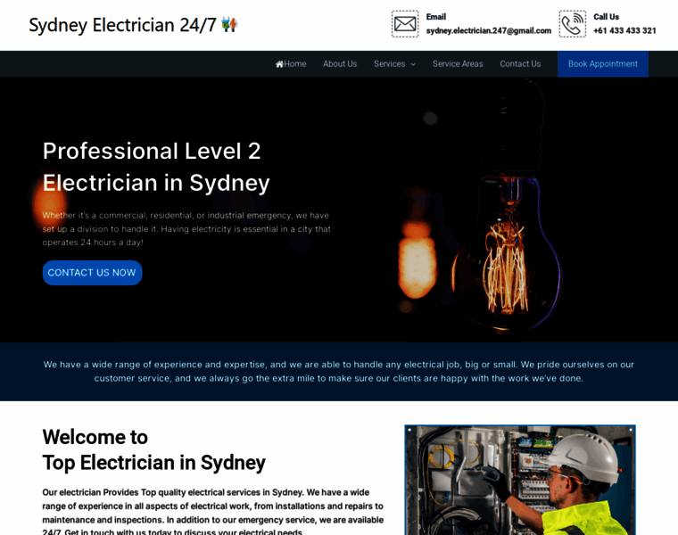 Sydneyelectrician247.com thumbnail