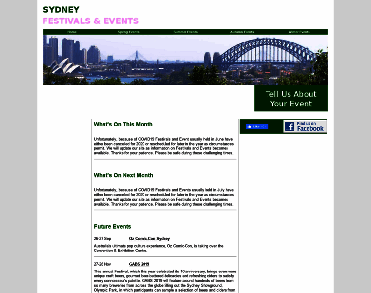 Sydneyfestivals.com.au thumbnail
