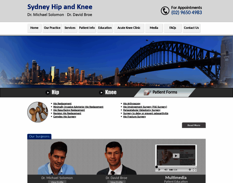 Sydneyhipandknee.com.au thumbnail