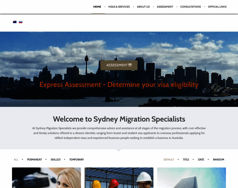 Sydneymigrationspecialists.com thumbnail