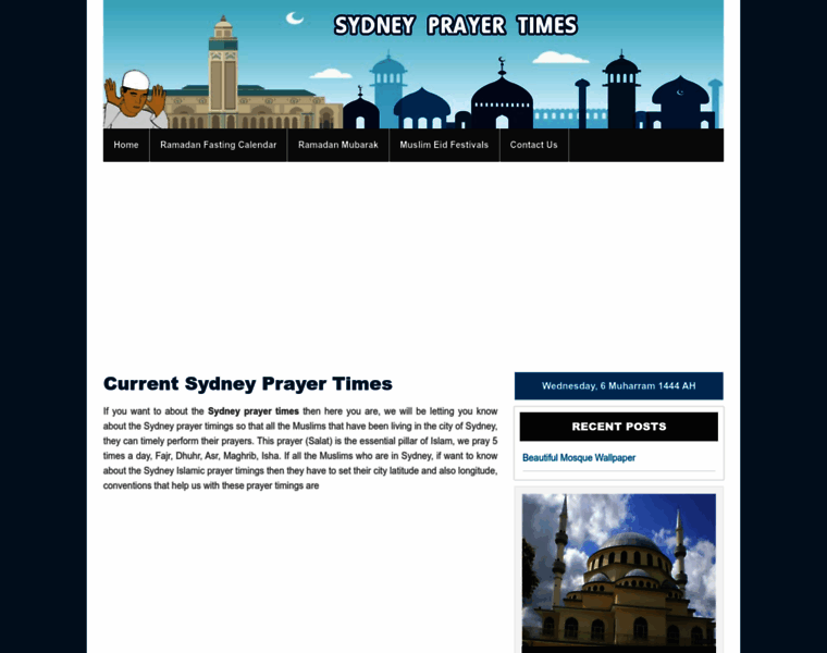 Sydneyprayertimes.com thumbnail