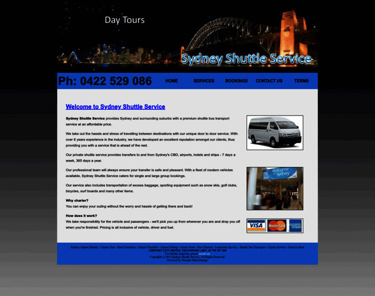 Sydneyshuttleservice.com.au thumbnail