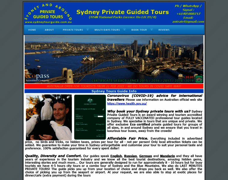 Sydneytourguide.com.au thumbnail