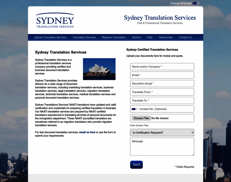 Sydneytranslation.com.au thumbnail