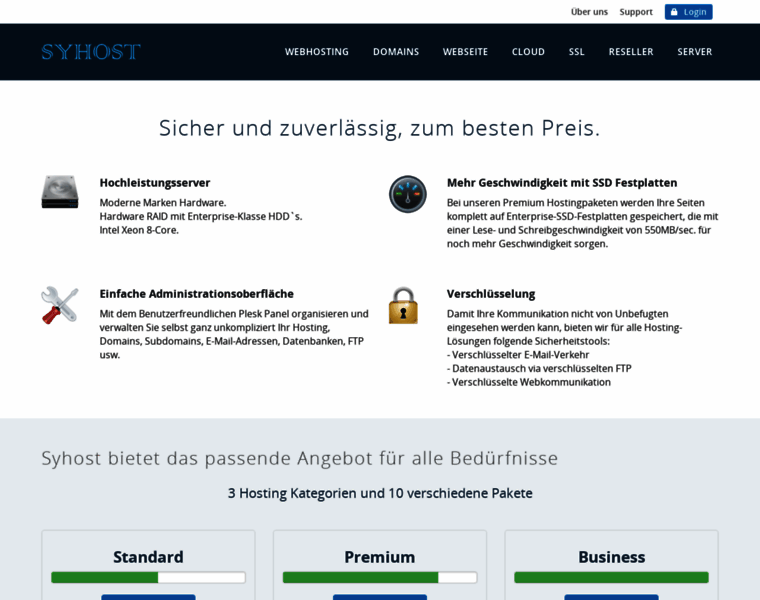 Syhost.de thumbnail