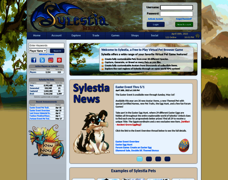 Sylestia.com thumbnail