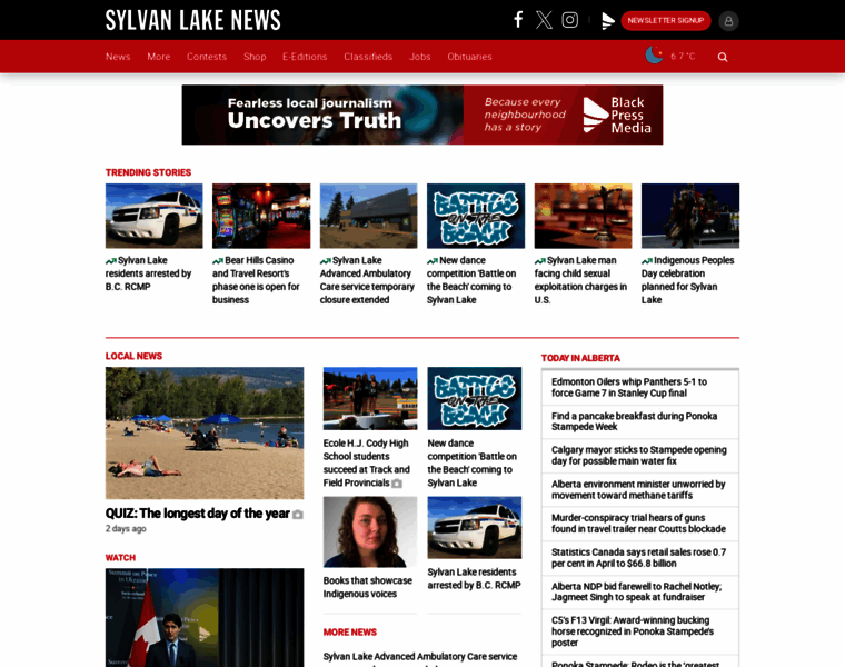 Sylvanlakenews.com thumbnail
