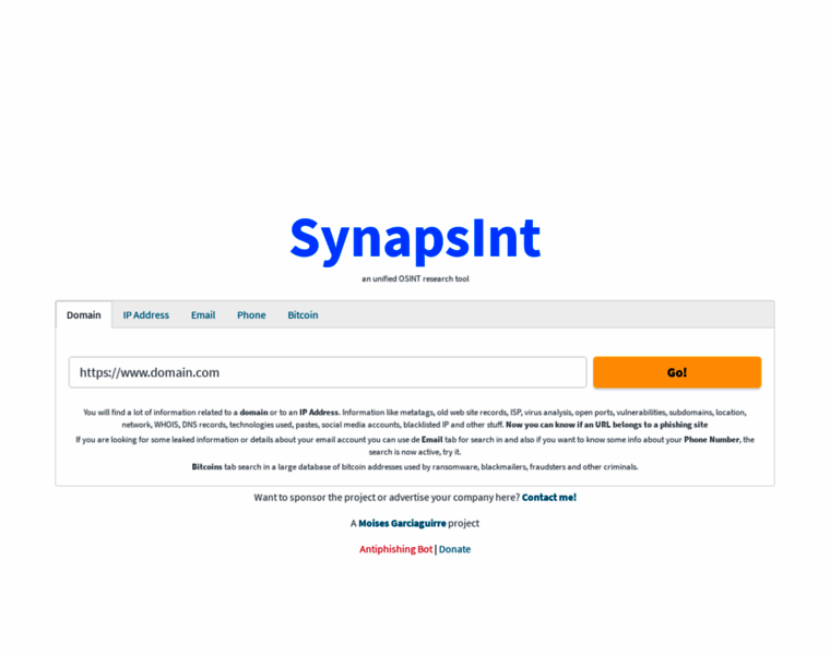 Synapsint.com thumbnail