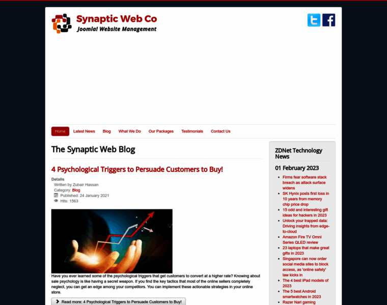 Synapticweb.co thumbnail