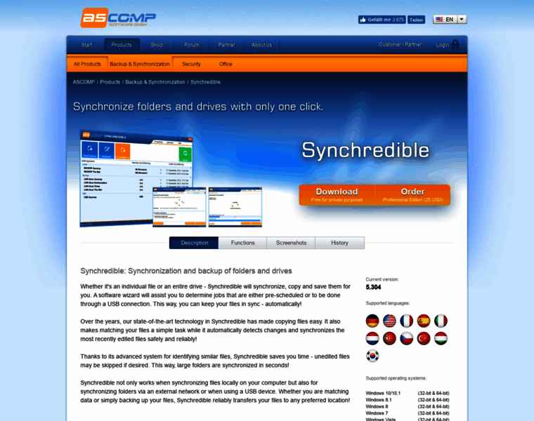 Synchredible.com thumbnail