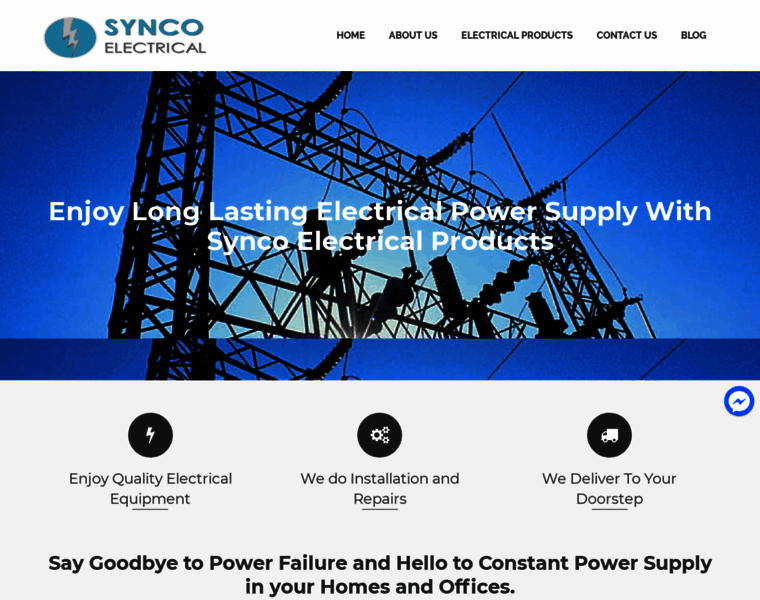 Syncoelectrical.com thumbnail
