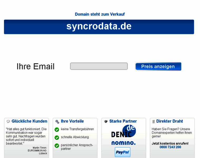 Syncrodata.de thumbnail
