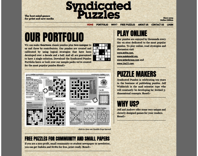 Syndicatedpuzzles.com thumbnail