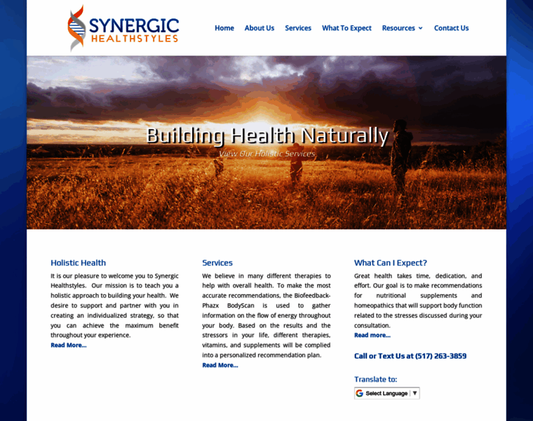 Synergichealthstyles.com thumbnail
