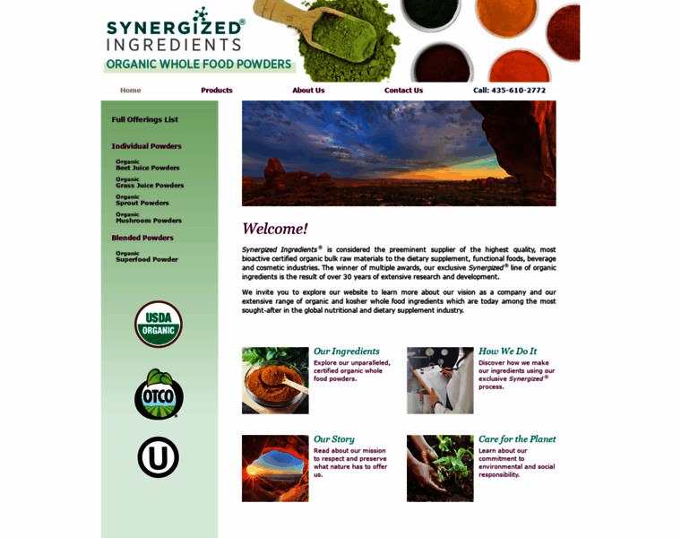 Synergizedingredients.com thumbnail