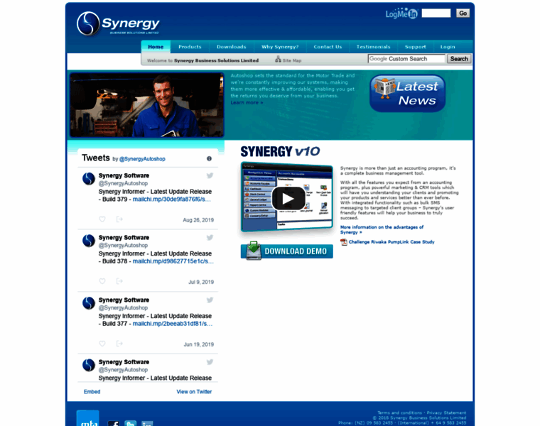 Synergy.net.nz thumbnail