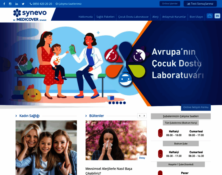 Synevo.com.tr thumbnail