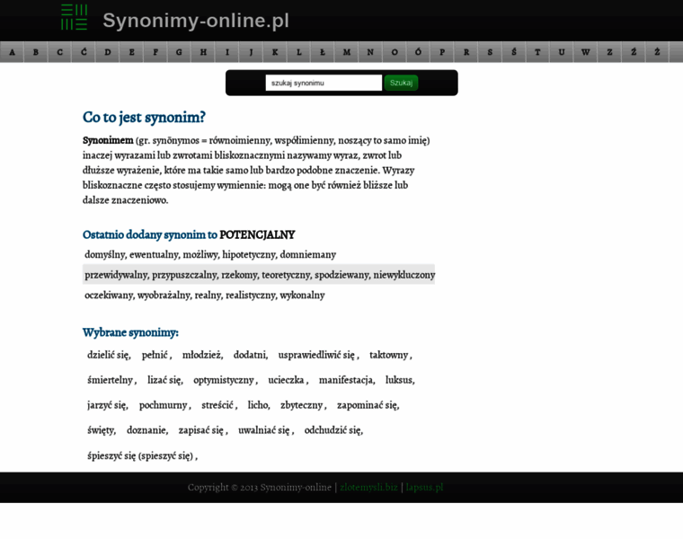 Synonimy-online.pl thumbnail