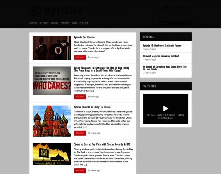 Syntaxrecords.com thumbnail