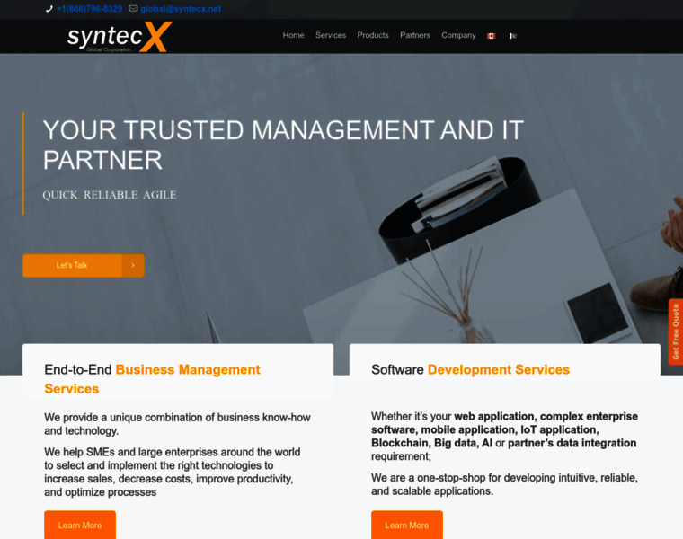 Syntecx.ca thumbnail Syntecx.ca thumbnail