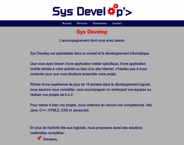 Sys-develop.fr thumbnail
