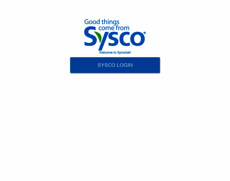 Sysco.sprocketcmms.com thumbnail