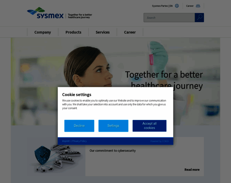 Sysmex-partec.com thumbnail