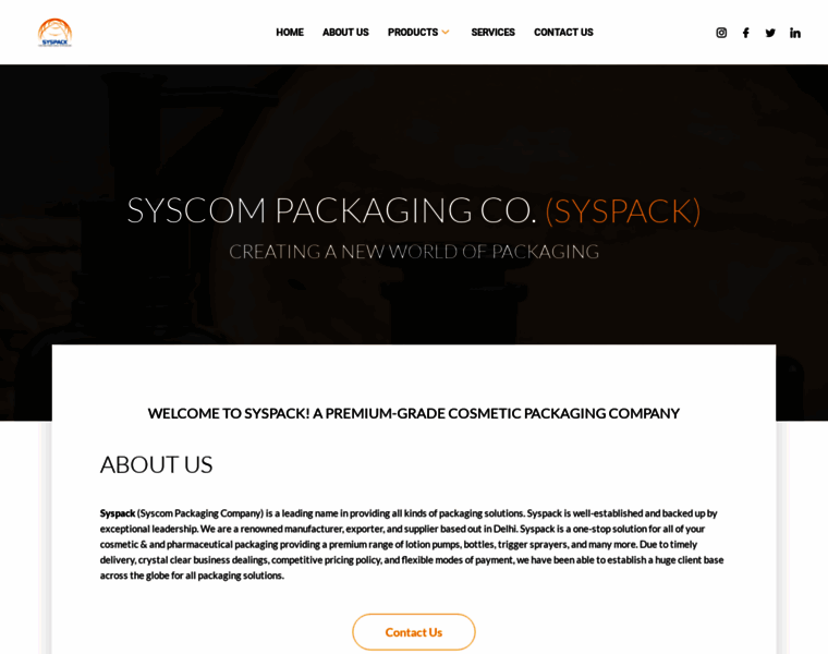 Syspack.co.in thumbnail