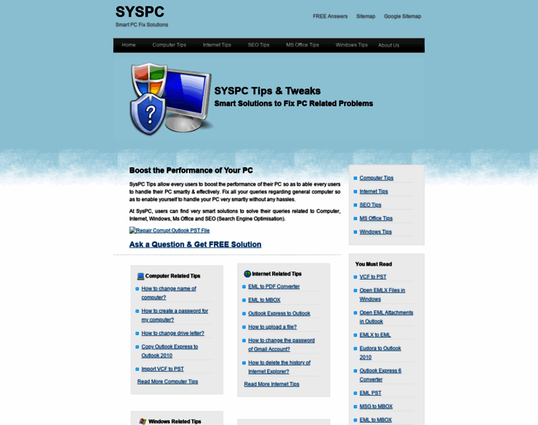 Syspc.org thumbnail