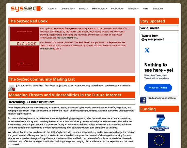 Syssec-project.eu thumbnail
