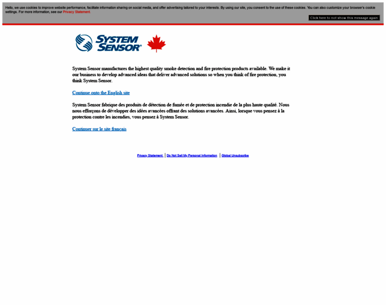 Systemsensor.ca thumbnail Systemsensor.ca thumbnail
